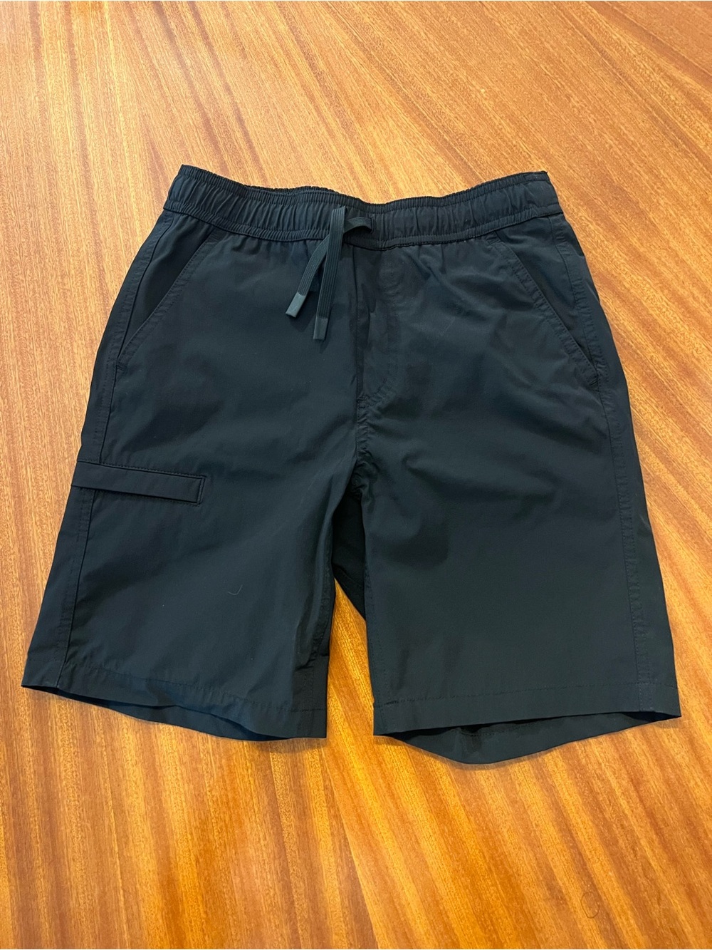 Zella Black Kids Drawstring Cargo Shorts